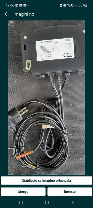 Controler pompa centrală combustibil solid, pornire/oprire ST-21