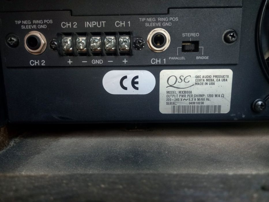 Qsc 3000mx made in amrerika