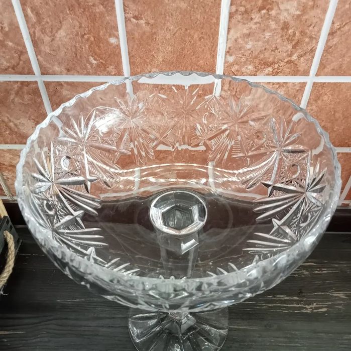 Ваза хрустальная, Гусевский.х.з.