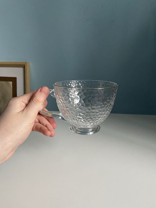 Чашка стеклянная