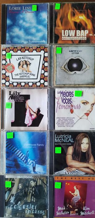 Огромна Колекция От Матрични И Оригинални Компакт Дискове С Топ Музика