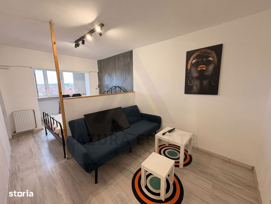 Studio utilat cu balcon si bucatarie separata zona Calea Dumbravii