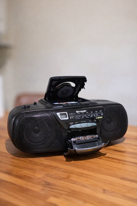 Radiocasetofon Sharp QT-KD50H CD Caseta Radio vintage functional
