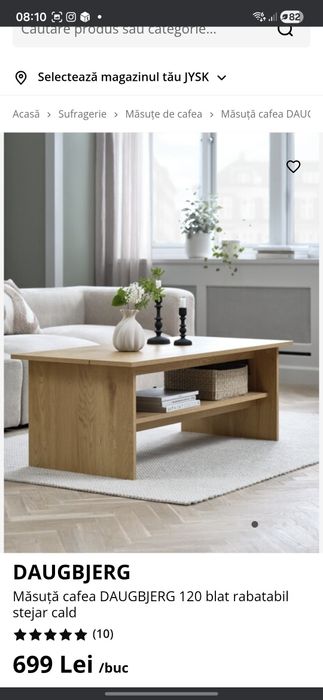 Masuta cafea Jysk noua