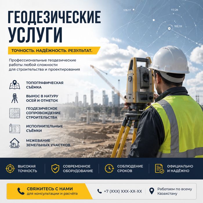 Геодезист, геодезия, топосъемка, геология, разбивка, исполнительные