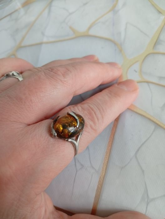 Кольцо перстень серебро