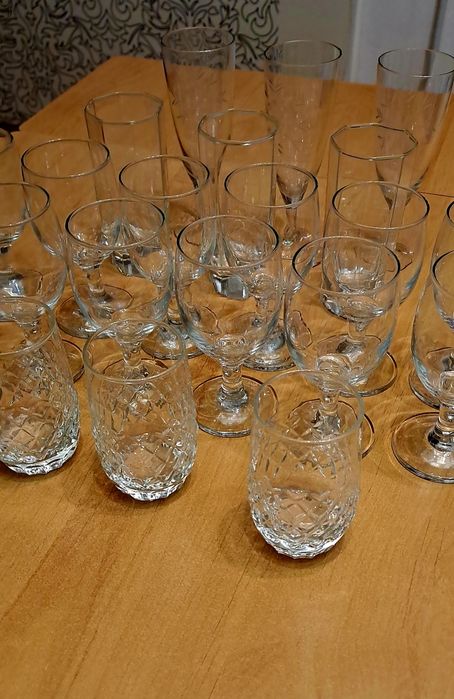 Продам стекляные и хрустальные фужеры СССР.