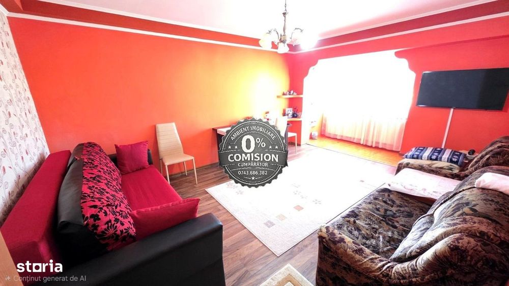 OFERTA VERII!! Apartament cu 3 camere, mobilat, VASLUI zona CENTRU - B
