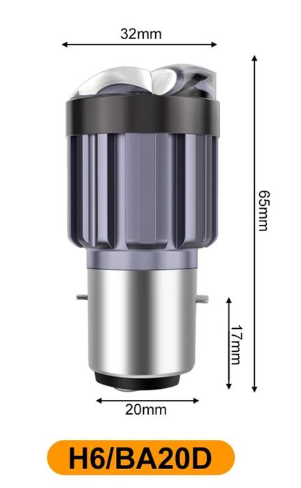 Лед крушки за мотоциклети и АТВ H6- BA20D LED CSP