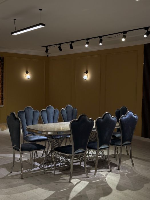 Элитный обеденный стол с комплектом стульев!!!