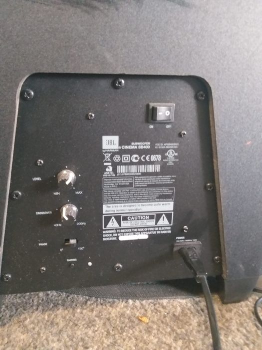 Soundbar Jbl Cinema sb400