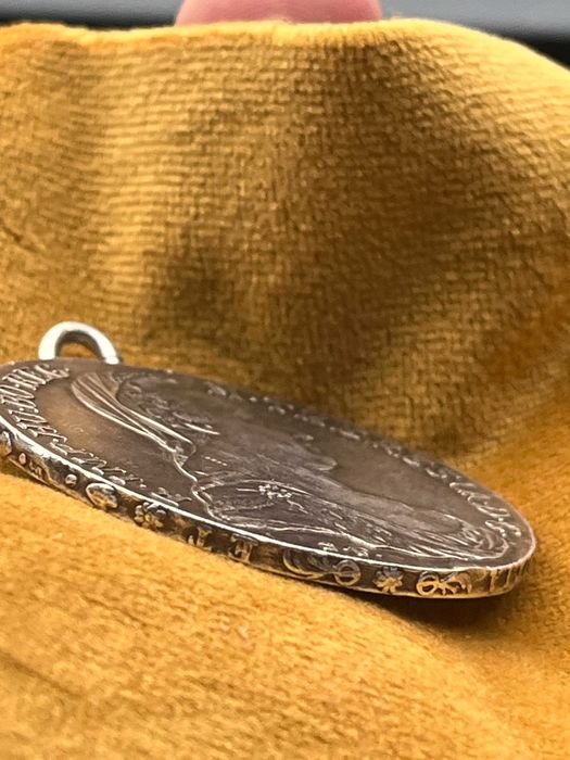 Moneda autentica 1 Taler 1780 Maria Teresia argint (rebatere)
