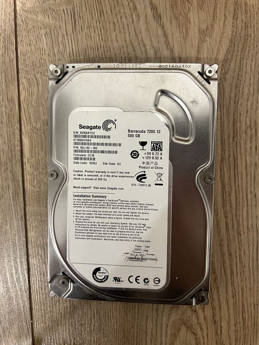 HDD накопители 1тб и 500гб