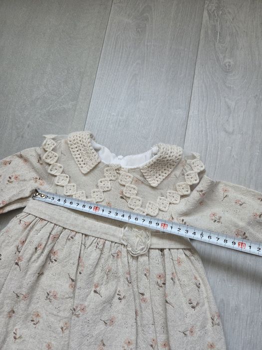 Set adorabil fetiță 1 an – Rochiță elegantă + adidasi