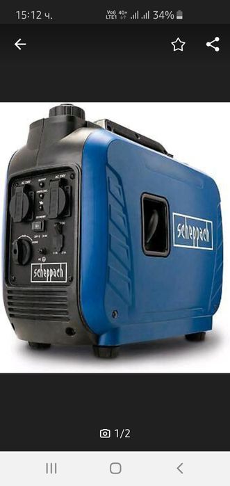 Нов инверторен генератор Scheppach 2kW