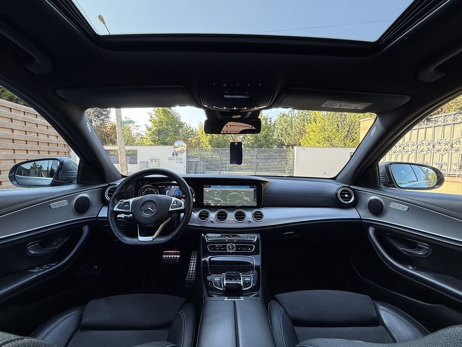 Mercedes E220 d 194 CP AMG Edition / Trapă / Camere 360 / Lumini ambientale