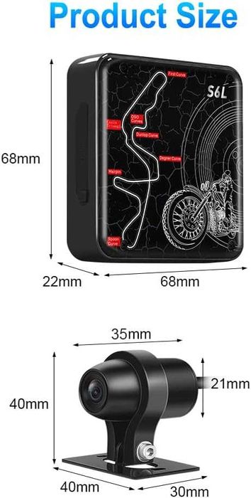 VSYSTO WiFi мотоциклетна камера за видеорегистратор