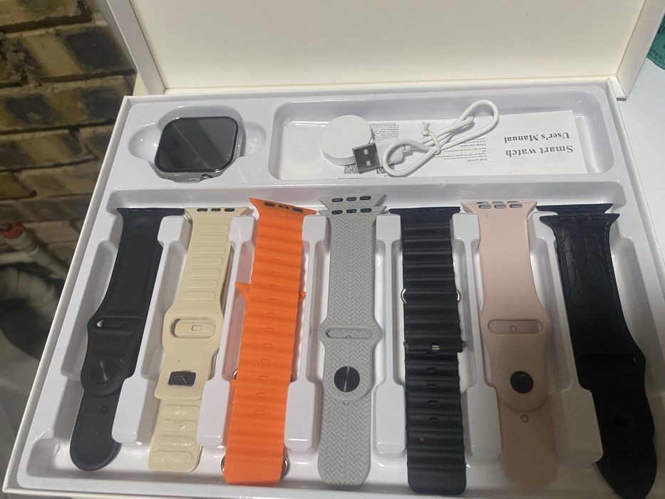 V11 Pro Max смарт сағат — жаңа, толық комплект