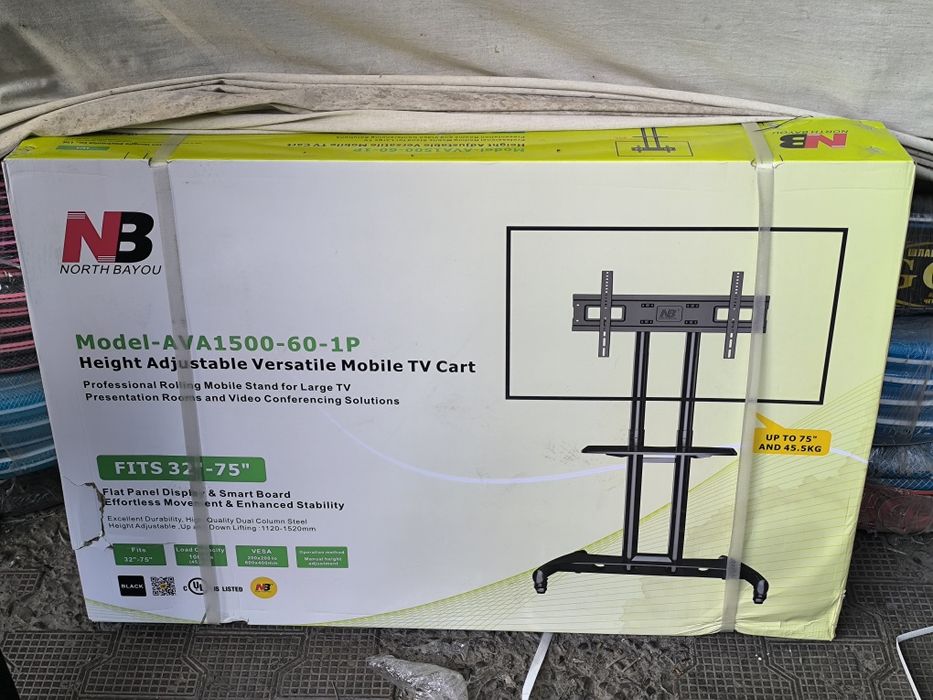 Мобильная стойка для телевизора кранштейн North Bayou Model-AVA1500-60