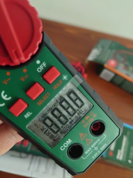 Мултимер  (мултицет) писалка и амперклещи Parkside