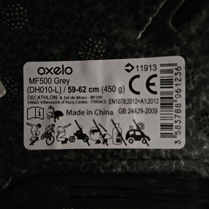 Cască de protecție Oxelo MF500 (Decathlon)