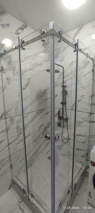 Каленное стекло 10 мм. Витражи., душевые