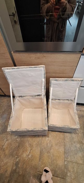 Vand set 2 taburete bleo-gri