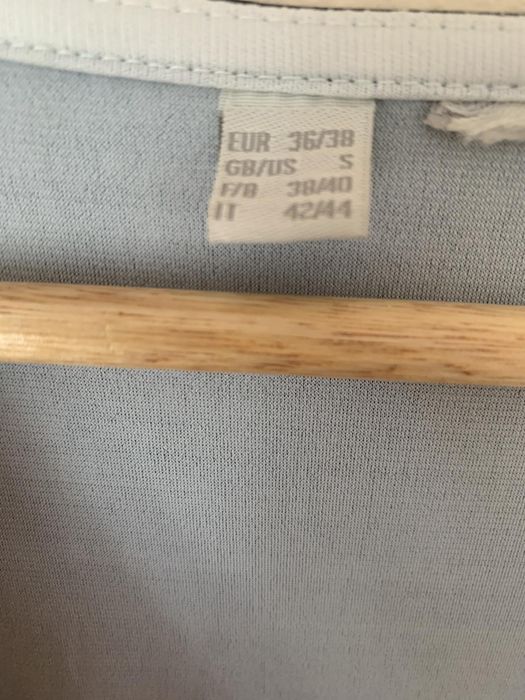 Шарена рокля плисе размер С