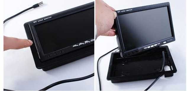 Нов! Монитор 7 инча двуканален +камера за задно виждане за автомобил