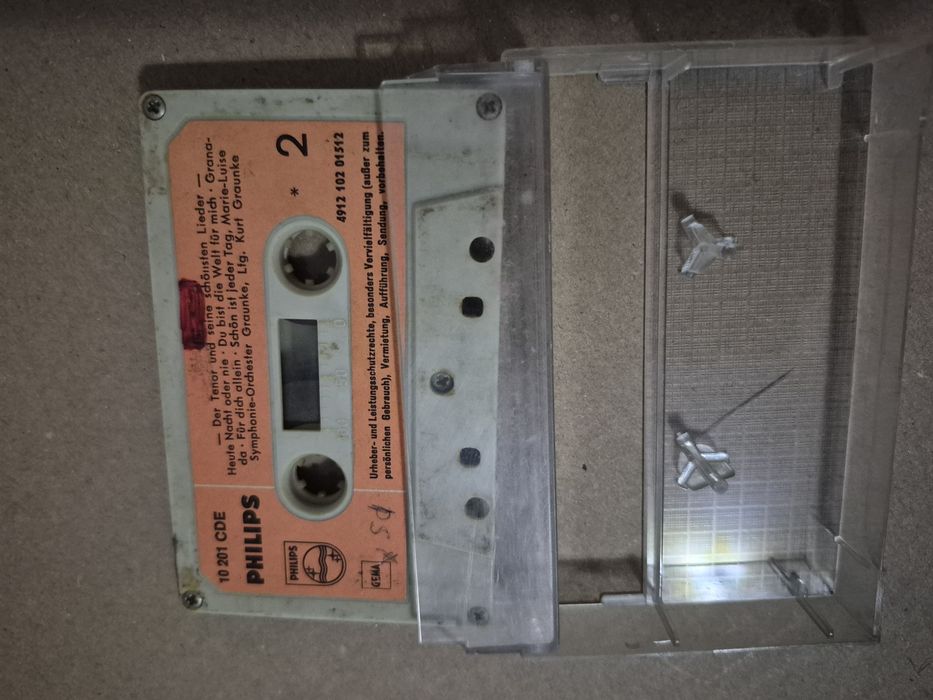 Vand Lot 4 casete audio originale Philips C-90,C-60,C-45 minute  muzica  mixta