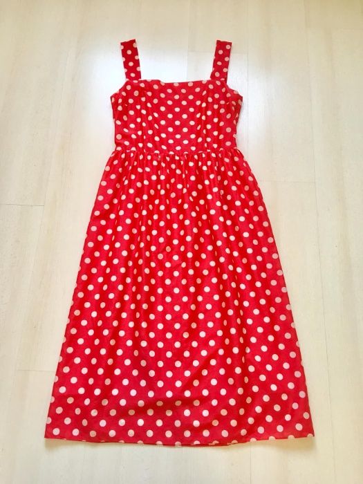 Rochie retro din bumbac și mătase, măsura 38