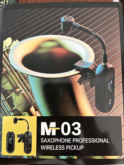 Microfon wirless saxofon, trompeta cu volum