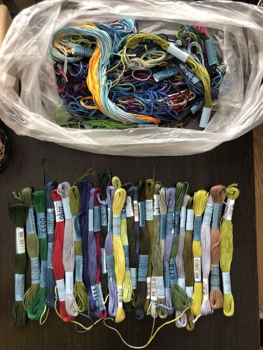 Хлопковые нитки мулине