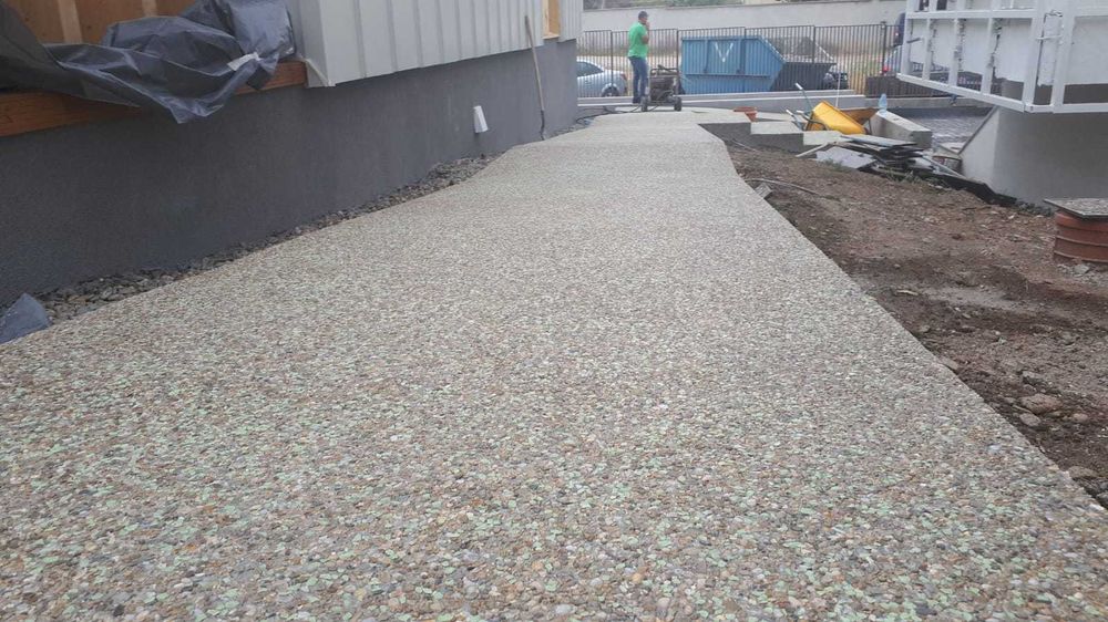 Pardoseala din Beton Dezactivat - Amperntat -Elicopterizat