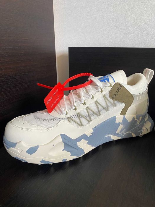 Adidasi Off-White Odsy-1000 Albi 40x42