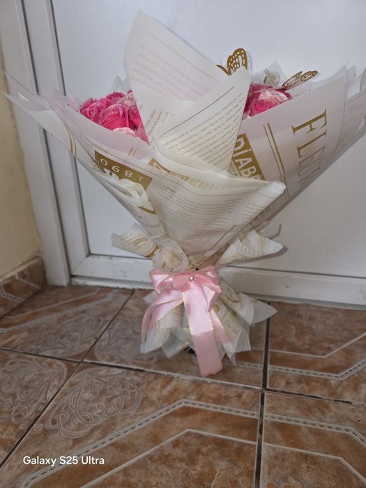 Buchet Pink roses 58
