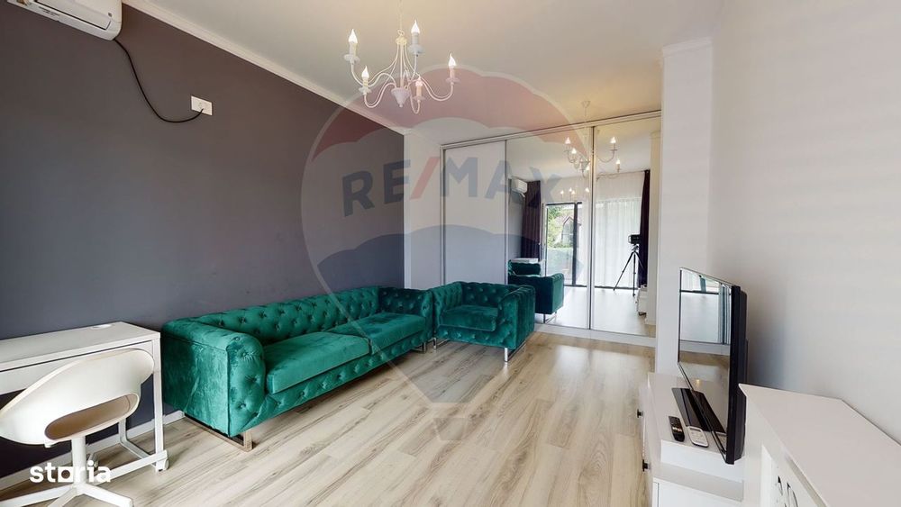 Apartament luminos cu 2 camere, terasa de 14 mp si loc de parcare
