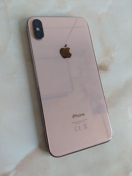 Vând iPhone Xs Max Rose de 256GB, cu probleme la baterie //poze reale