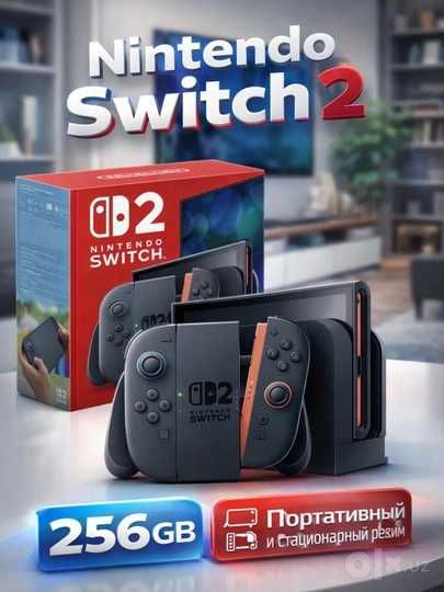 Nintendo Switch-2 (Новая Запечатанная)