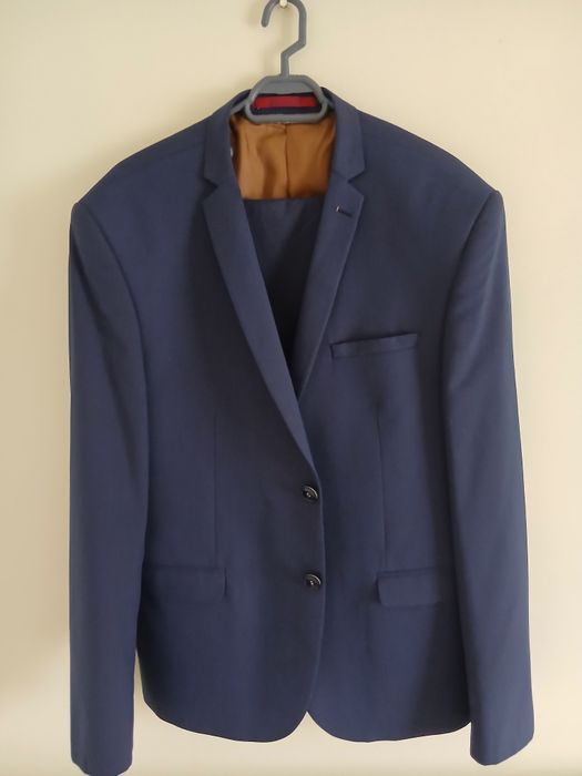 Costum Barbatesc impecabil  Premium Marco Renci/Stofa Lana Italia Lanificio Materazzi/Marime 50-52