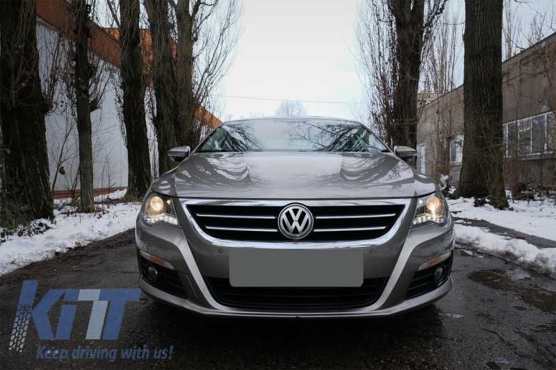 Фарове VW Pasat CC Нови ЛЕД Тъмни Пасат ЦЦ LED Опушени Passat тунинг