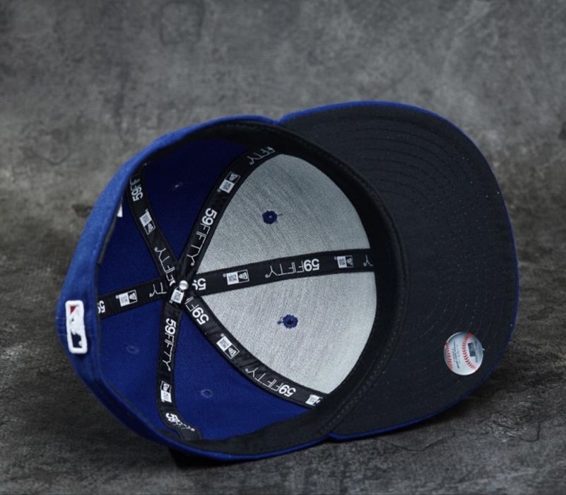 Шапка с права козирка New Era LA Los Angeles Dodgers,