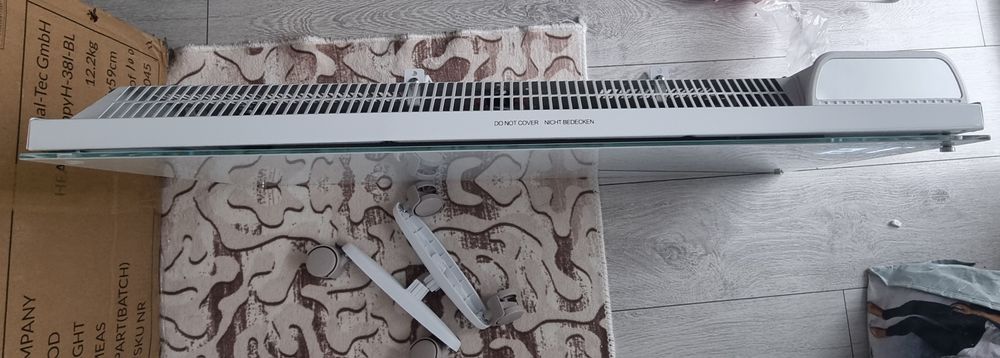 Стъклен стилен конвектор Klarstein 2000w