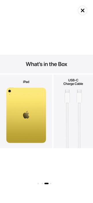 Ipad 11 A16 yellow 128gb wifi NOU