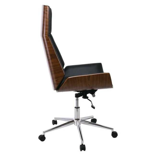 Мениджърски офис стол Puzzle-home ΕΟ537, Polywood, Изкуствена кожа