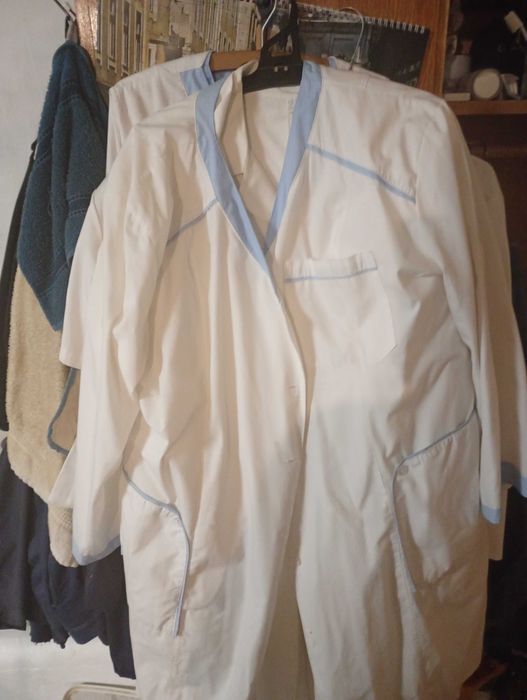 Мъжко сако велур Chaps престилки бели