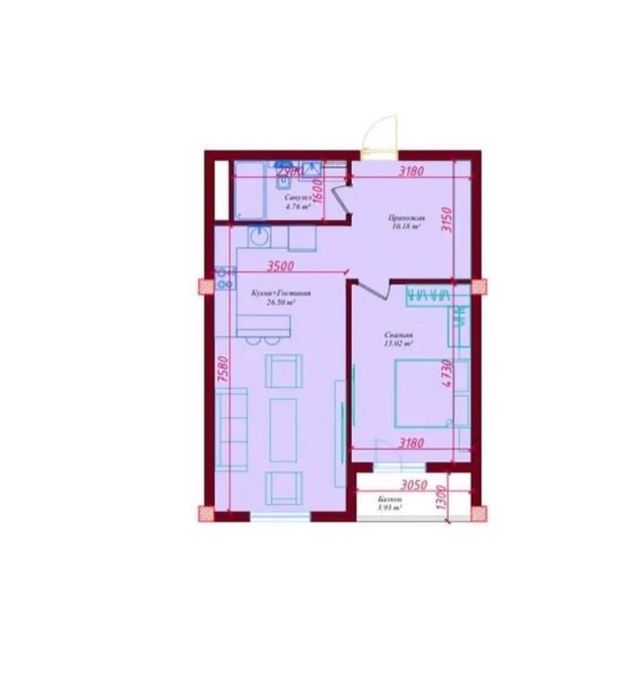 Istanbul City 2/3/16 коробка 60м2