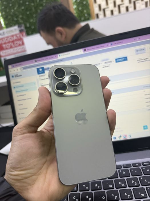 Iphone 15 pro 256gb Dual sim 2 ta sim kartaligi