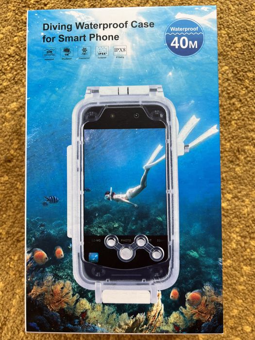 Husa Carcasa subacvatica waterproof 40m compatibila iPhone