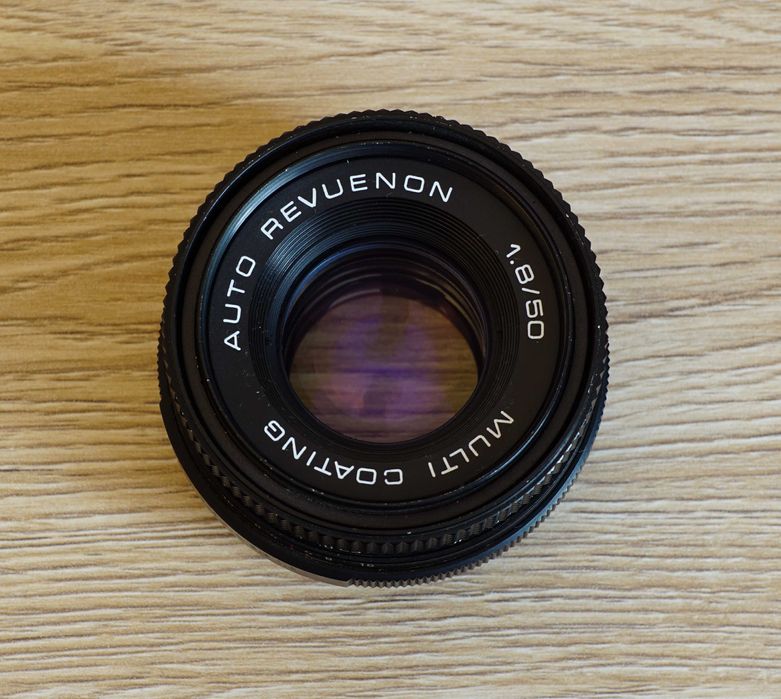 Obiectiv foto manual Auto Revuenon 50mm F/1.8 - montura M42
